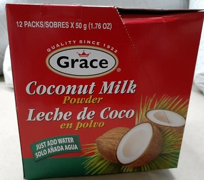 Leche de coco en polvo Grace (paquete de 12) Foto 1 de 2