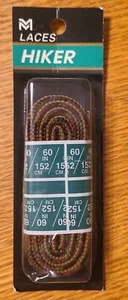 Vtg 1997 Sealed Mitchellace Hiker Boot Laces 60"/152 cm Brown Marbled Laces USA - Picture 1 of 8
