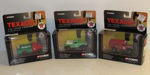 3 Corgi Texaco Chevrolet Pickup Salt Products Dodge 4X4 Pipeline GMC Tanker Oil - Picture 1 of 5