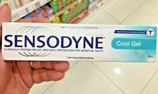 5 box SENSODYNE Toothpaste Cool Gel 100g SENSITIVE TEETH, with Proven Relief 