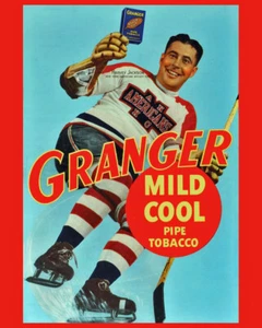 Harvey Jackson - NY Americans, Granger Tobacco Advertisement Poster, 8x10 Photo  - Picture 1 of 1