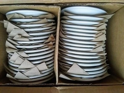 Box of 36 Homer Laughlin China, White Restaurant, Appetizer/Dessert 6 1/2" Plate - Image 1 of 4