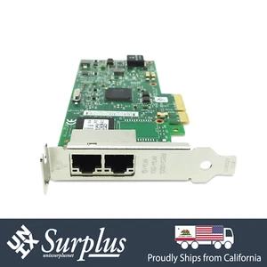 OEM Intel I350-T2 Dual Port RJ45 1GB NIC PCIe 2.0 x4 Network Adapter Low Bracket - Picture 1 of 4