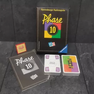 Ravensburger Phase 10 Carte Confezione Originale 2005 Gioco di Carte Classico Gioco Completo - Foto 1 di 9