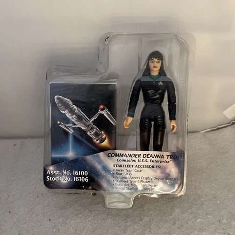 Star Trek First Contact Playmates 16106 Commander Deanna Troi Action Figure 1996 Cover
