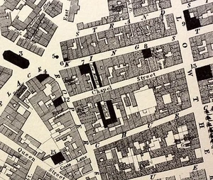 1830s Fine 19th Century Whitehaven Map Streets Newhouses Buildings Harbour  - Picture 1 of 7
