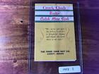 Vintage Creek Chub Bait Company Lure Box Catalog From 1953------Very Nice~!