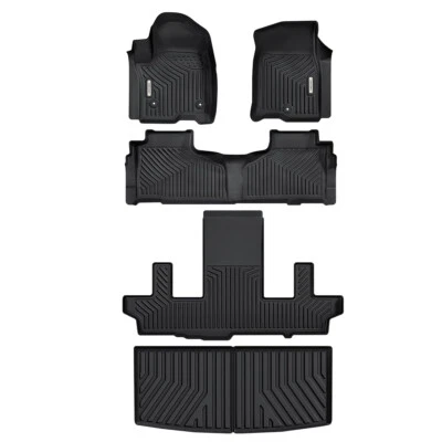 5Pcs Floor Mats Liner for 2021-2025 Tahoe Yukon Escalade Bucket Seat All Weather Foto 1 de 4