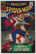 Amazing Spider-Man #42 F/VF 7.0 1st Mary Jane Face App Rich, Vivid Cover Colors!