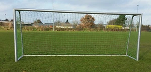 Fußball Tornetz 7,32x2,44m oben 80 unten 150 Stärke 3mm grün - Picture 1 of 3