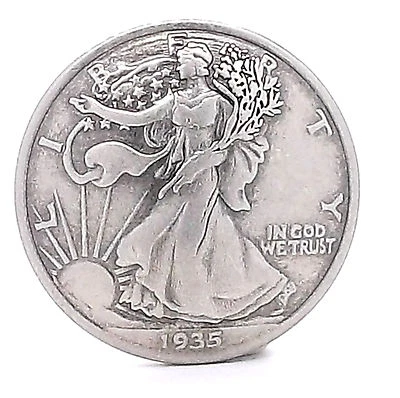 Half Dollar Walking Liberty Replica Concho 11372-03 by Stecksstore - Image 1 of 2