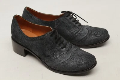 Zapatos Elizabeth & James E Wicked punta de ala para mujer 7,5 M gris gamuza cuero tacones Foto 1 de 4