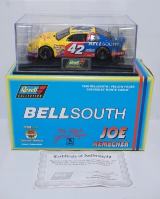 Joe Nemechek #42 1998 Bellsouth páginas amarillas escala 1/24 Revell Club Car Nascar Foto 1 de 4