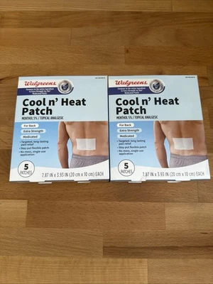 2X-Cool N' Heat Patch 5 adesivos por caixa validade 26/10 - Imagem 1 de 4