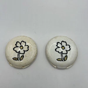 VTG 1970s Flower Kolmar Makeup Compacts - Picture 1 of 2