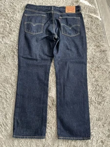 LEVIS 514 Dark Blue Denim Jeans  W 36 L 30 Levi - Picture 1 of 3