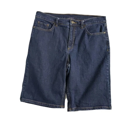 Pantalones Cortos Denim & Co Mujer Talla 12 Bermudas How Modern 5 Bolsillos Denim A275573 Azul Foto 1 de 4