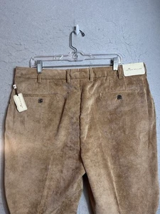 Peter Millar Golf Pants Corduroy 38 x 35 Brown Cotton Spandex NWT MSRP $145 - Picture 1 of 13