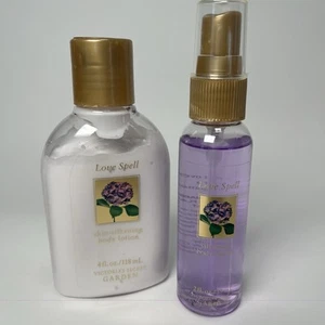 Victorias Secret Garden Original Love Spell Silkening Body Splash Lotion 2/4 Oz - Picture 1 of 4