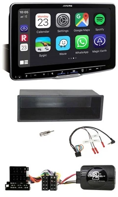 Alpine Bluetooth Lenkrad USB DAB Autoradio für VW Passat Golf IV Polo schwarz - Bild 1 von 4
