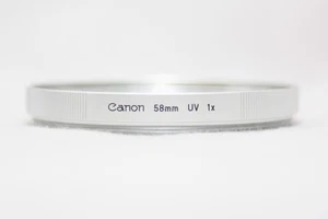 [Near Mint] Genuine Canon UV 58mm 1x Lens Filter From Japan #A101944 - Picture 1 of 10