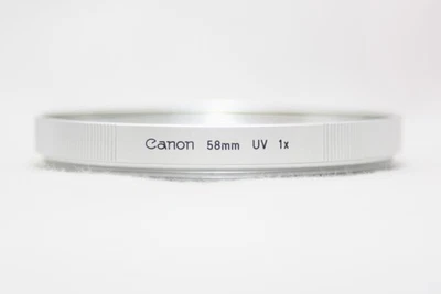 [Near Mint] Genuine Canon UV 58mm 1x Lens Filter From Japan #A101944 - Image 1 of 4