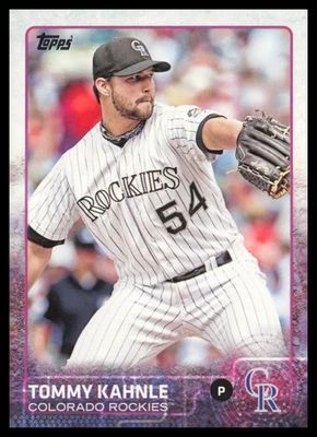 2015 Topps #94 Tommy Kahnle Colorado Rockies Baseball Card - Image 1 of 2