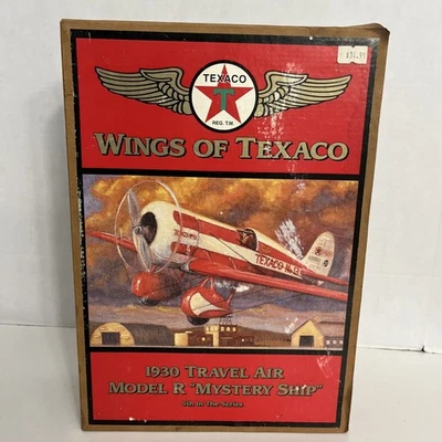 Wings of Texaco 1930 Travel Air Model R "Mystery Ship” 1997 H501 Ertl NEW IN BOX - Image 1 of 4