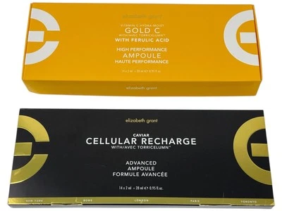 2 Elizabeth Grant Caviar Vitamina Hidra-Húmeda Ampolla Torricelumn y Ácido Ferúlico Foto 1 de 4