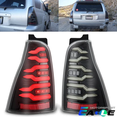 Par de luces traseras LED alfa negras para Toyota 4Runner serie LUXX 2003-2009 Foto 1 de 4