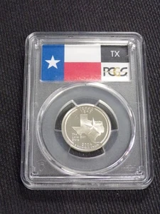 2004-S TEXAS STATE QUARTER PROOF .999 FINE SILVER PCGS GRADED PR69 25¢ COIN - Picture 1 of 2