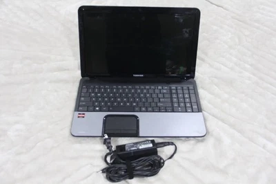Toshiba Satellite C855D 15.6" Laptop A6-4400M 8GB RAM 250GB HDD Win10 - Image 1 of 4