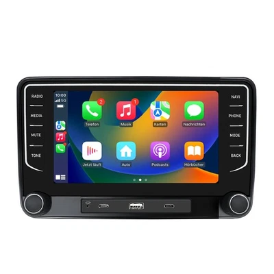 Android Radio Für VW Golf V VI Polo 6R Touran Tiguan T5 Passat B6 B7 128GB 4GLTE - Bild 1 von 4