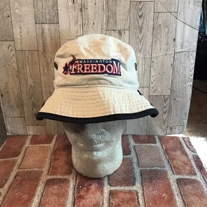 Washington Freedom Bucket Tan Hat Soccer Alternate Apparel 100% Cotton - Picture 1 of 6
