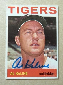Detroit Tigers Al Kaline Vintage 1964 Topps # 250 - Signed - Bild 1 von 4