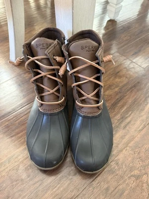 Women’s Sperry Top Sider Saltwater Duck Boot Size 7.5 - Image 1 of 4
