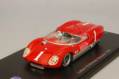 Spark US053 1/43 Lotus 19 1961 Nassau Trophy Winner #1 D. Gurney NEUF Du Japon - Photo 1/4
