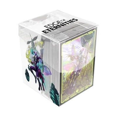 ‎ULTRA PRO INTERNATIONAL Ultra PRO - Edge of Eternities 100ct Deck Protector Sleeves in Clear Box Command