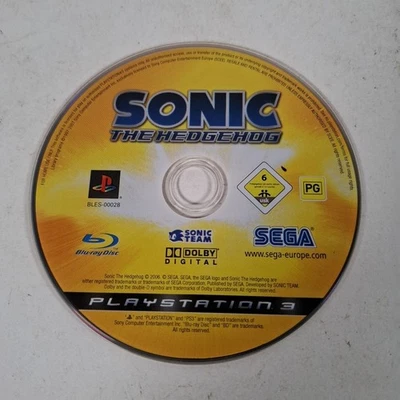 Sonic The Hedgehog Playstation PS3 Video Game PAL DISC ONLY - Image 1 of 4