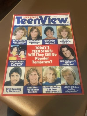 Tiger Beat's Teen View Magazine Aug 1978 KISS Alice Cooper Ringo Starr Mentions - Image 1 of 4