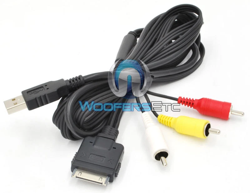 ADAPTADOR IPOD CLARION CCA-748-600 ORIGINAL DVD RADIO COCHE ESTÉREO UNIDAD PRINCIPAL ENCHUFE  Foto 1 de 1