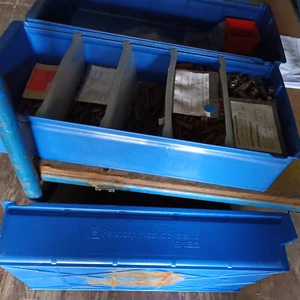 Lagerkisten Perstorp 9123 mit 2 Trenner, Schubladen Regalkasten 235x495x100 TOP - Bild 1 von 5