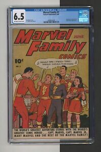 Marvel Family #2 CGC 6.5 1946 Golden Age Captain Marvel Top 50 CGC Census