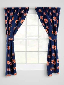 Auburn Tigers Curtain Panels - 63" or 84" - Picture 1 of 3