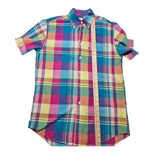 Brooks Brothers 346 Men's Small Multicolor Short Sleeves !!!!!! - Picture 1 of 5