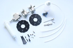 Hydraulische Bremsanlage vorne für HPI Baja 5B 5SC SS 1/5 RC Car Benzin silber - Bild 1 von 5