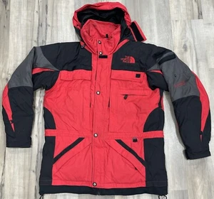 VTG The North Face Extreme Gear Jacket Ski Tech Hiking Utility Red Size LARGE - Picture 1 of 13