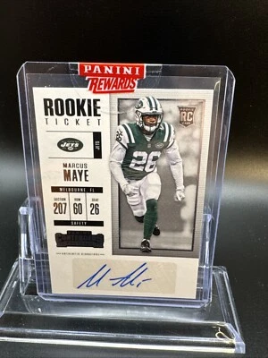 2017 Panini Contenders - Rookie Ticket Autograph #190 Marcus Maye RC - Image 1 of 2