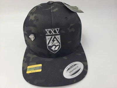 XXV Multicam Camuflaje Yupoong Snapback Sombrero Gorra Caza Peces Aire Libre Hombres Mujeres Negro Foto 1 de 4