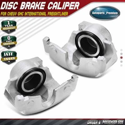 2x Front / Rear L&H Disc Brake Caliper for Chevy GMC International Freightliner - Image 1 of 4